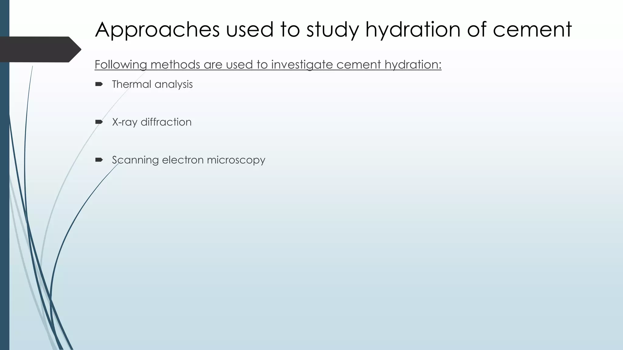 Hydration of Portland cement | PDF