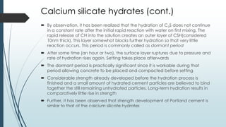 Hydration of Portland cement | PDF