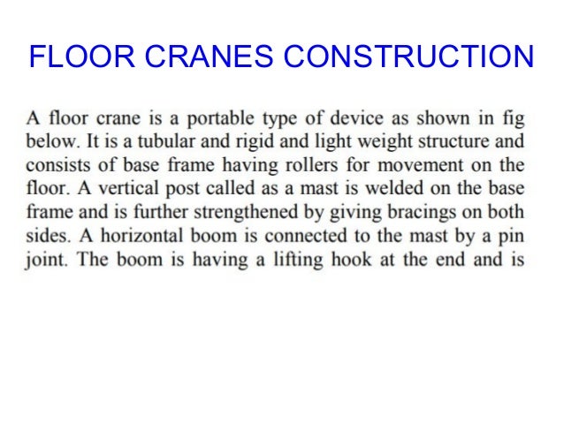 Bob Engineering Hydraulic Floor Cranes Manufacturers In India
