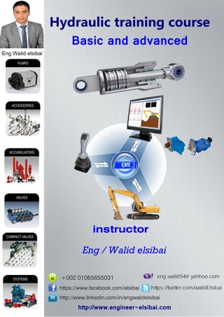 Hydraulic training course 
Basic and advanced 
instructor 
Eng / Walid elsibai 
eng.walid54@yahhoo.com 
https://twitter.com/walidElsibai 
+002 01065655031 
https://www.facebook.com/elsibai 
http://www.linkedin.com/in/engwalidelsibai 
Eng Walid elsibai 
http://www.engineer-elsibai.com 
 