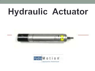 Hydraulic  actuator