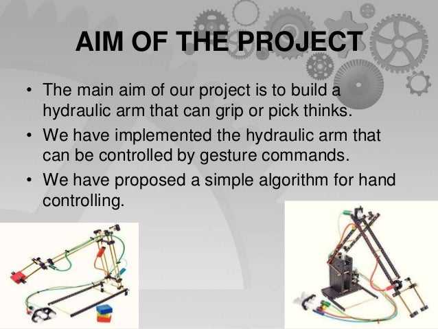 hydraulic arm science project