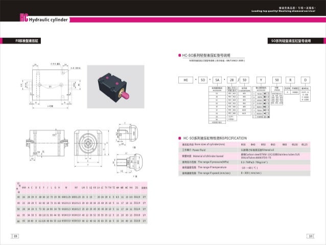 Hydraulic Cylinder Catalogue