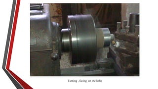 Turning , facing on the lathe

 