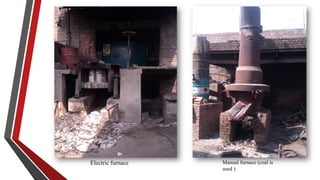 Electric furnace

Manual furnace (coal is
used )

 