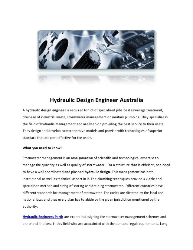 Design Engineer Australia | hydraulic design engineer australia Design Engineer Australia | hydraulic design engineer australia