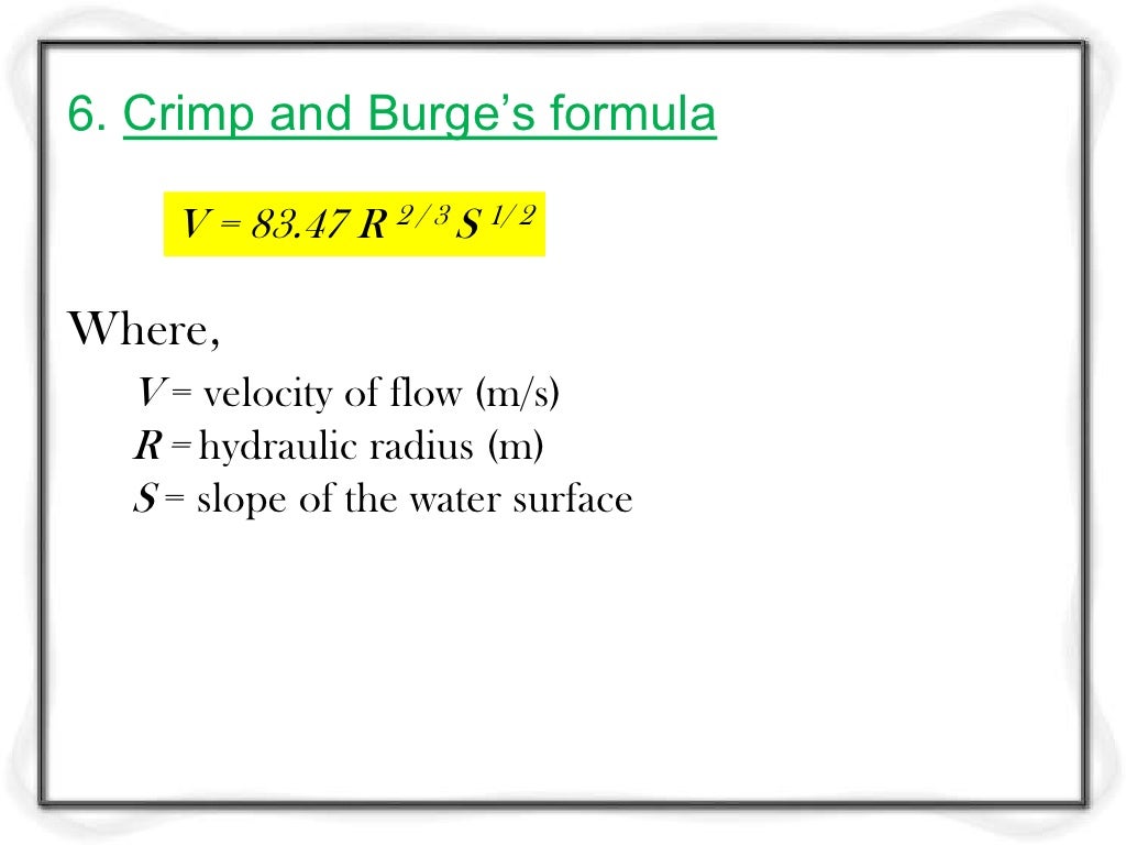 Hydraulic design of sewer