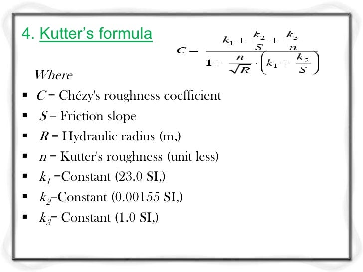 Hydraulic design of sewer