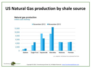 US Natural Gas production by shale source

 