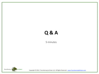 Q&A
5 minutes

 