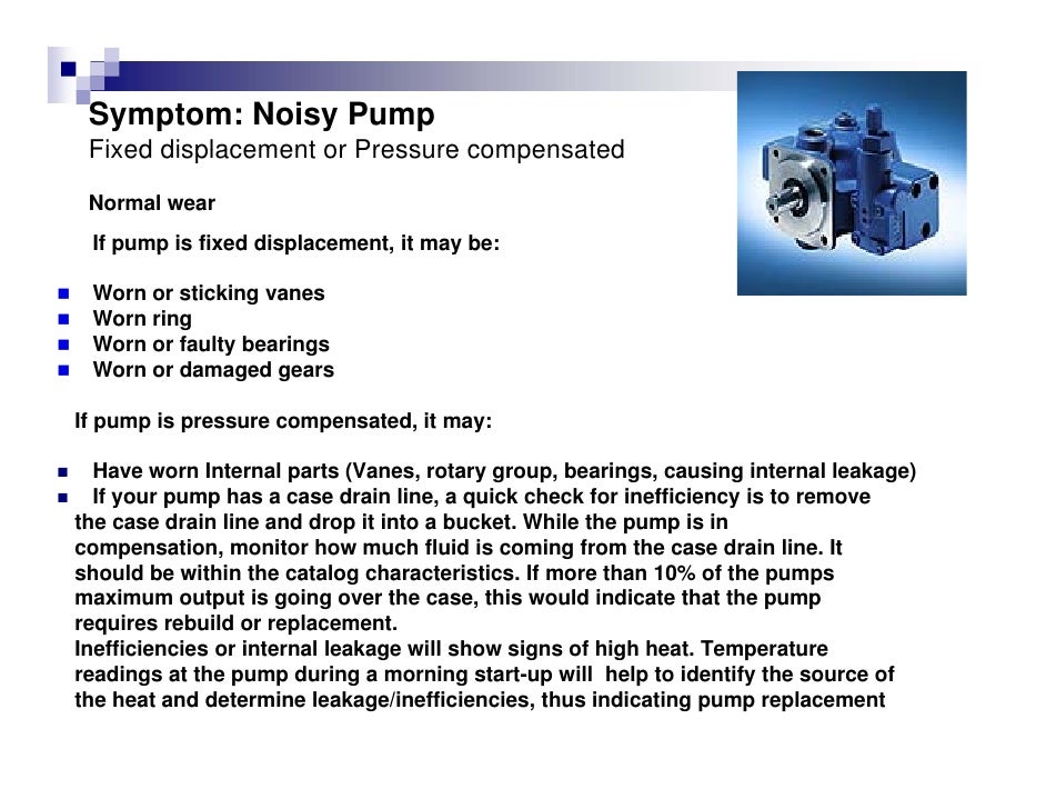 Hydraulic Maintenance and Troubleshooting