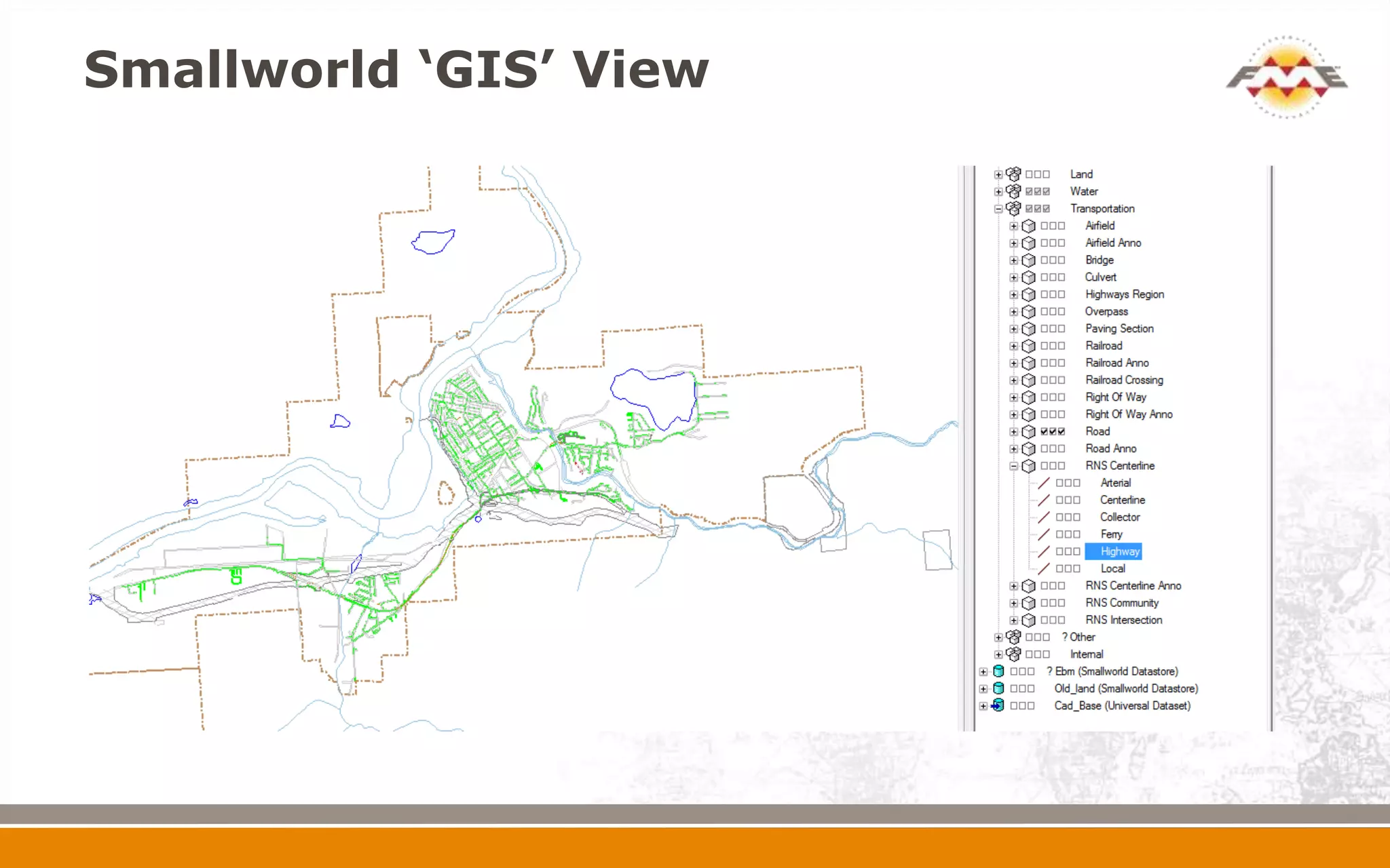 Smallworld ‘GIS’ View
 