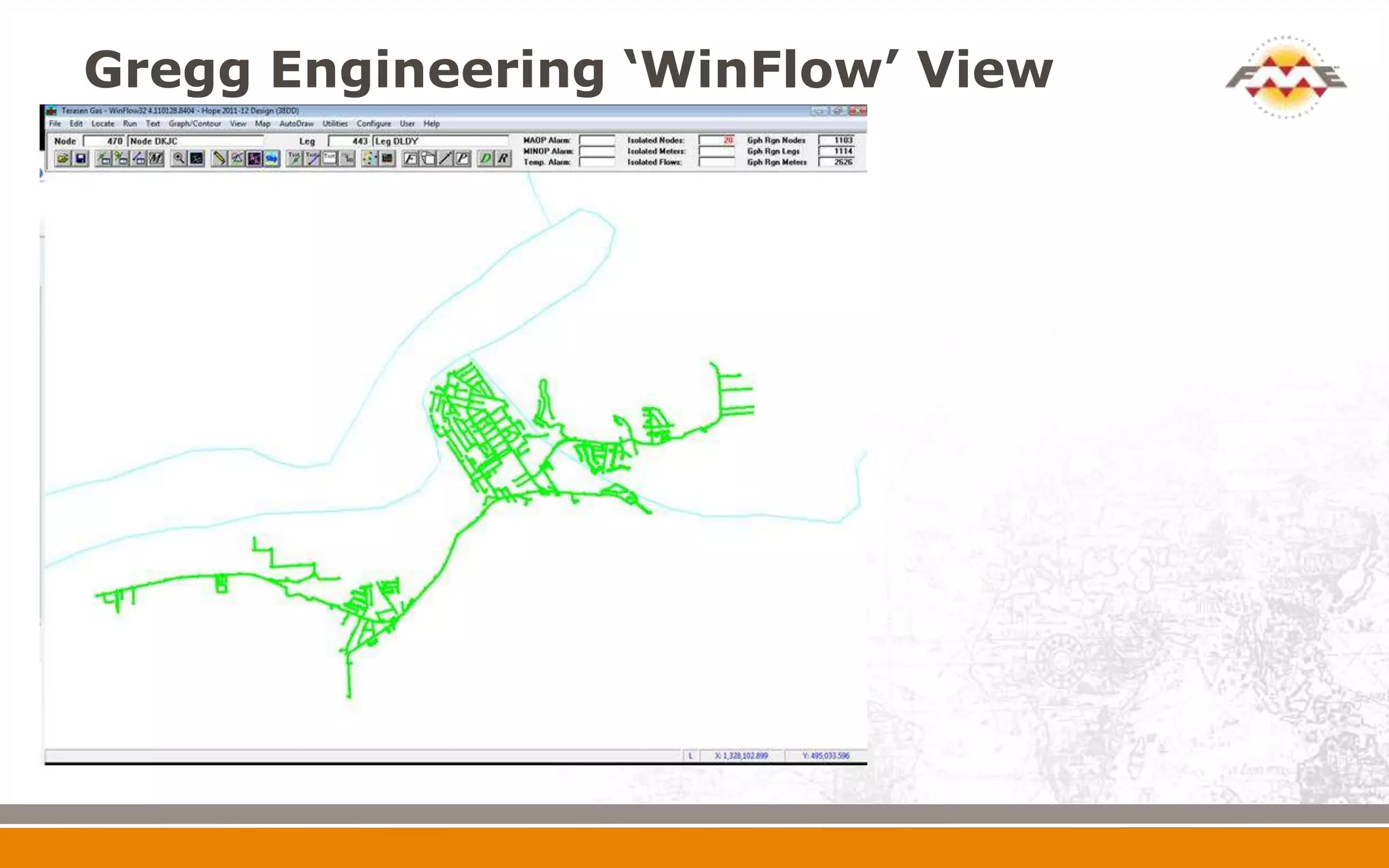 Gregg Engineering ‘WinFlow’ View
 
