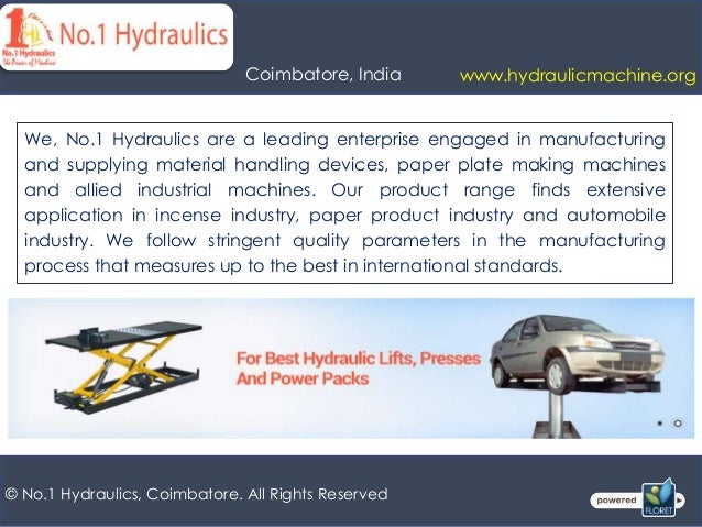 Hydraulic paper plate making machine Hydraulic paper plate making machine