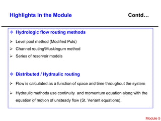 Hydraulic Routing.pdf ndeuofeufoehufheuhf | PPT | Free Download