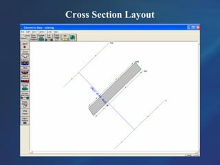 Cross Section Layout
 