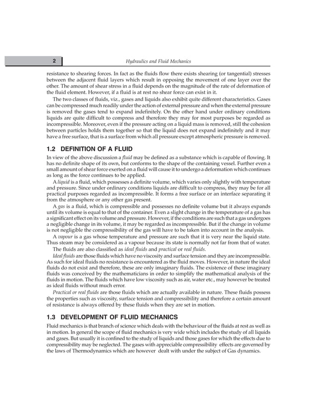 Hydraulics and fluid mechanics | PDF