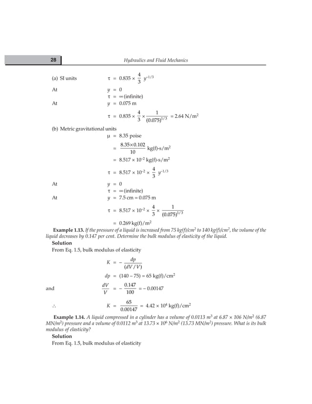 Hydraulics and fluid mechanics | PDF