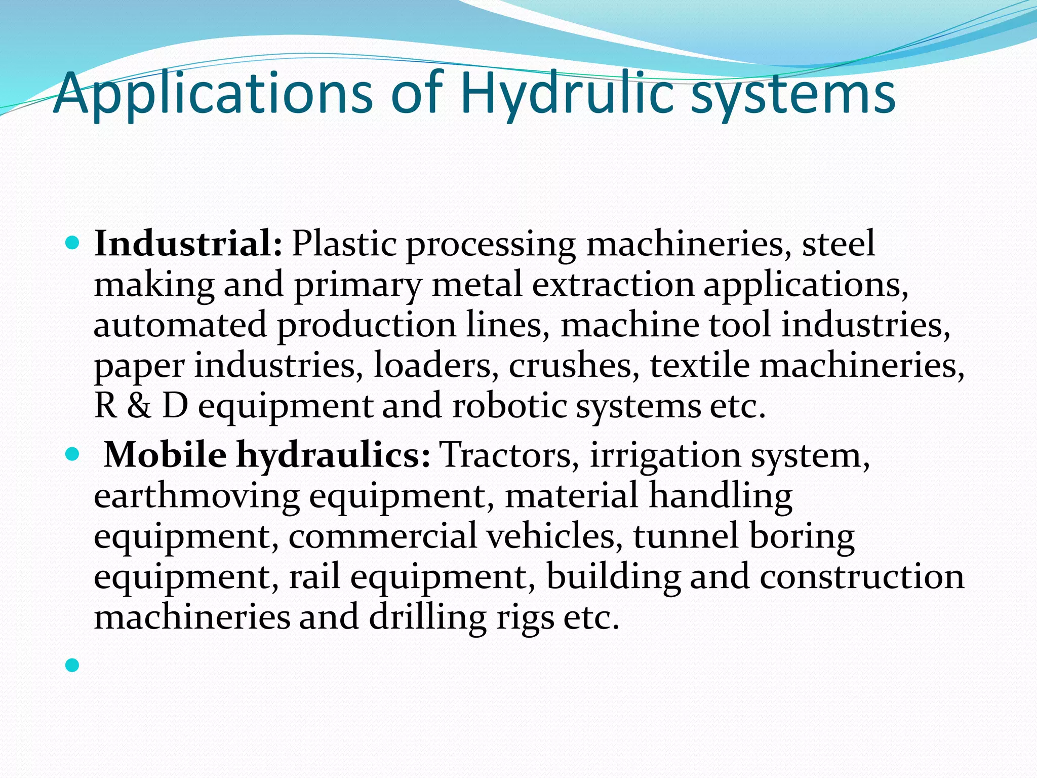 Hydraulics and pneumatics | PPTX