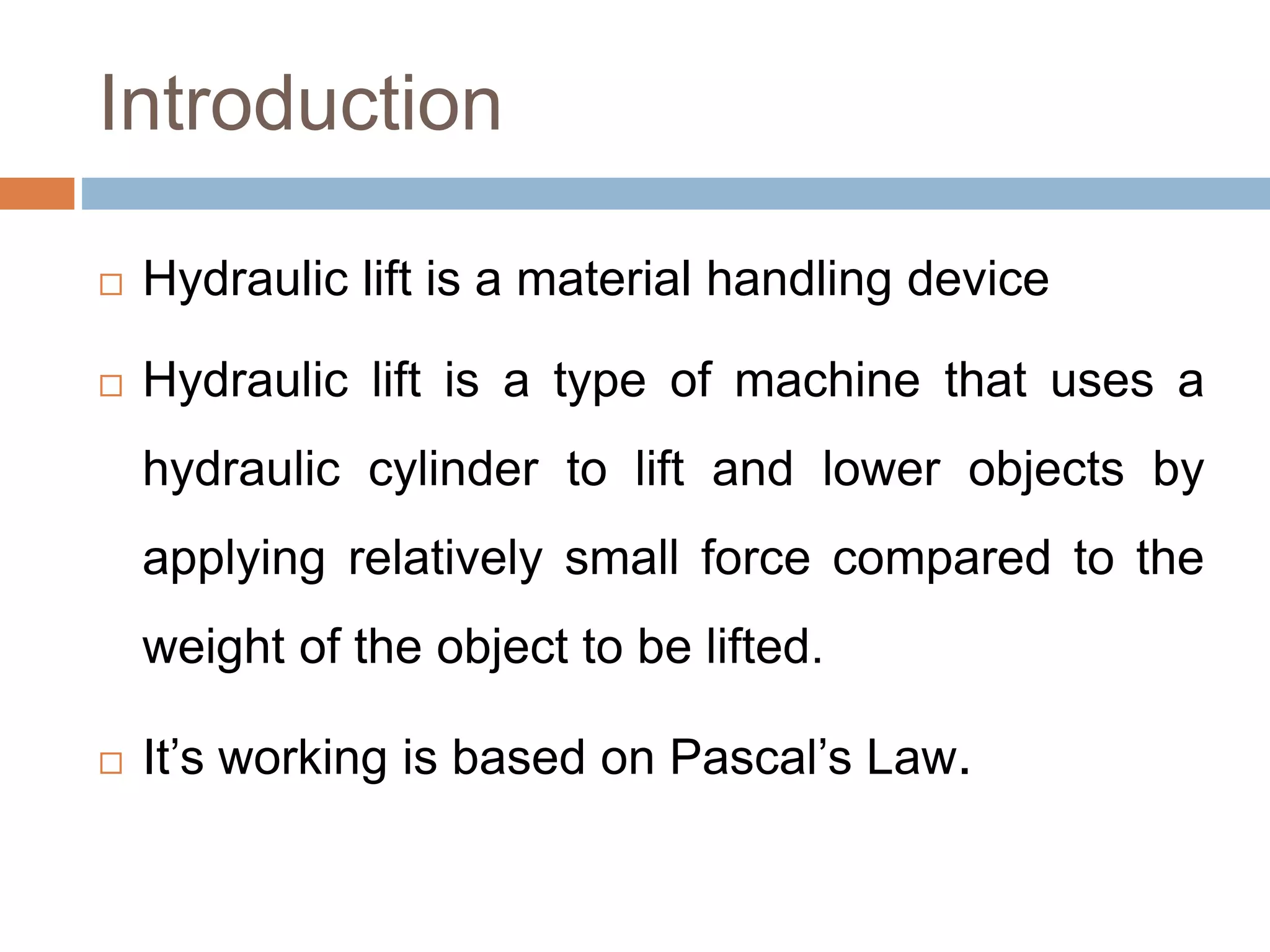 Hydraulic Scissor Lift PPT PPT