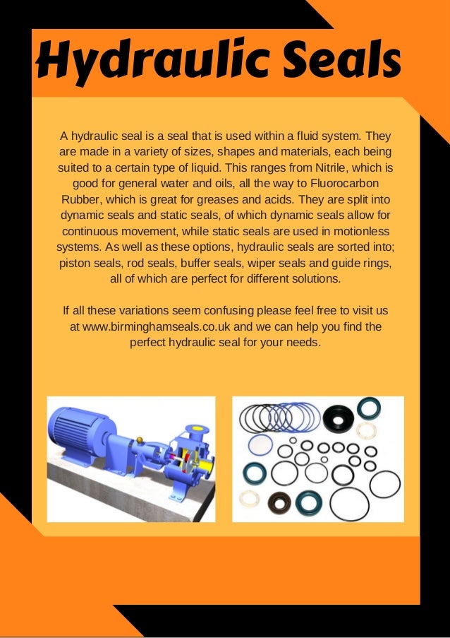 Hydraulic seals