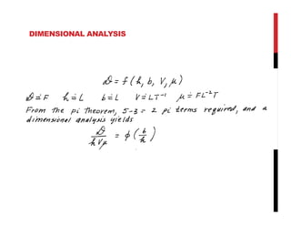 DIMENSIONAL ANALYSIS
 