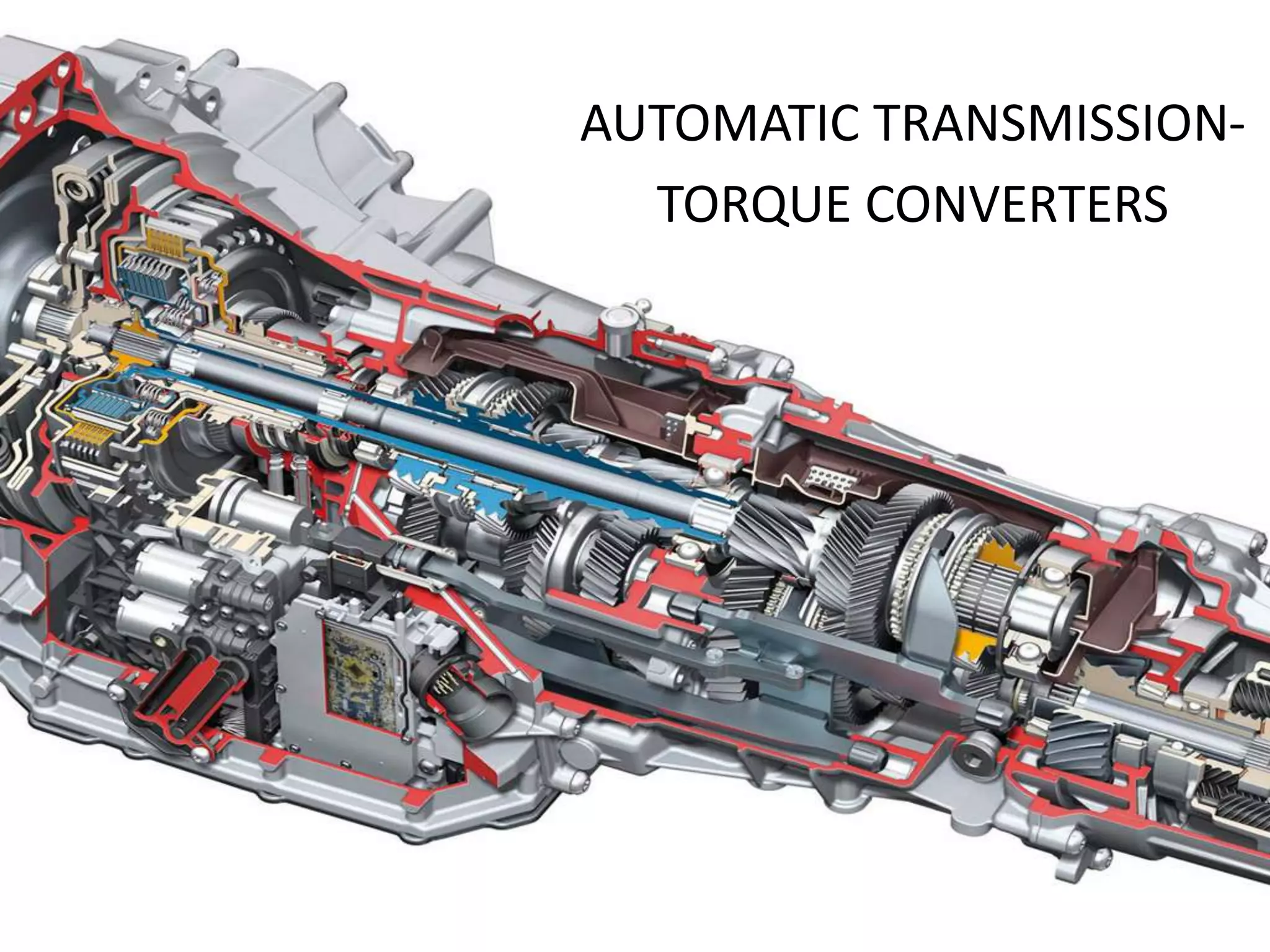 AUTOMATIC TRANSMISSION-
TORQUE CONVERTERS
 