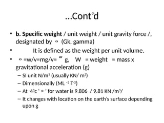 Hydraulics one chapter one and two lecture notes.pptx