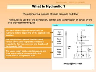 Hydraulics training | PPTX