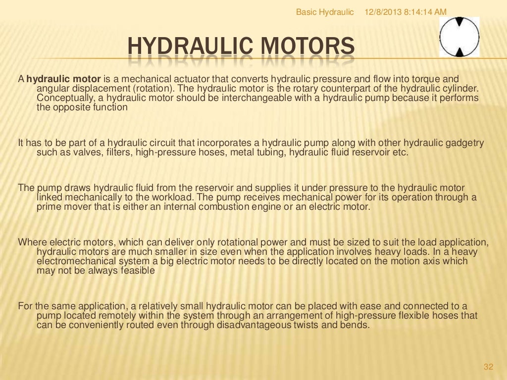 Hydraulics training
