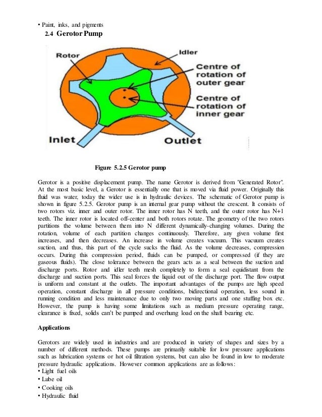 Hydraulic systems report