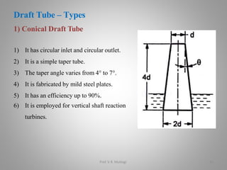 Draft Tube Types Hydraulicturbine 1 | PPTX