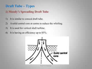 Draft Tube Types Hydraulicturbine 1 | PPTX