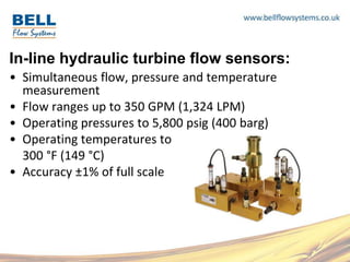 Hydraulic Turbine Flow Meters (flo-tech) | PPTX