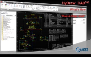 Power-to-Design circuits
“Power-to-Design circuits”

HyDraw CAD700 What’s New
®

 