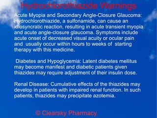 Hydrazide (Hydrochlorothiazide Tablets) | ODP
