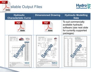Step 3) Obtain Design Files
Your selected design files will be sent to the email address
provided during registration.
Note: Add HydroBrakeOptimumDesignTool@hydro-int.com to your
safe senders list to prevent this email going to your spam or junk folder
 