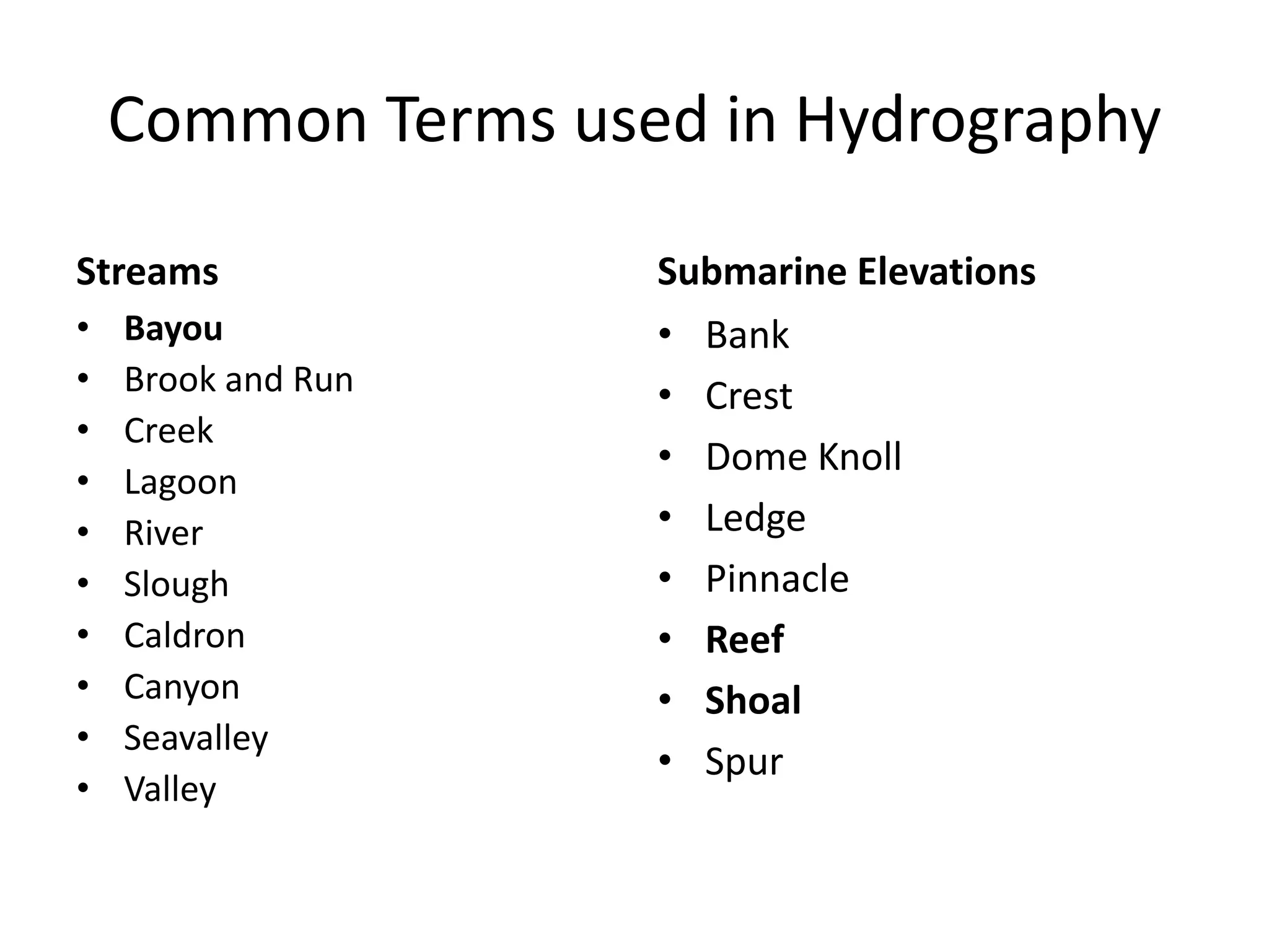 USC&GS uses the high water line