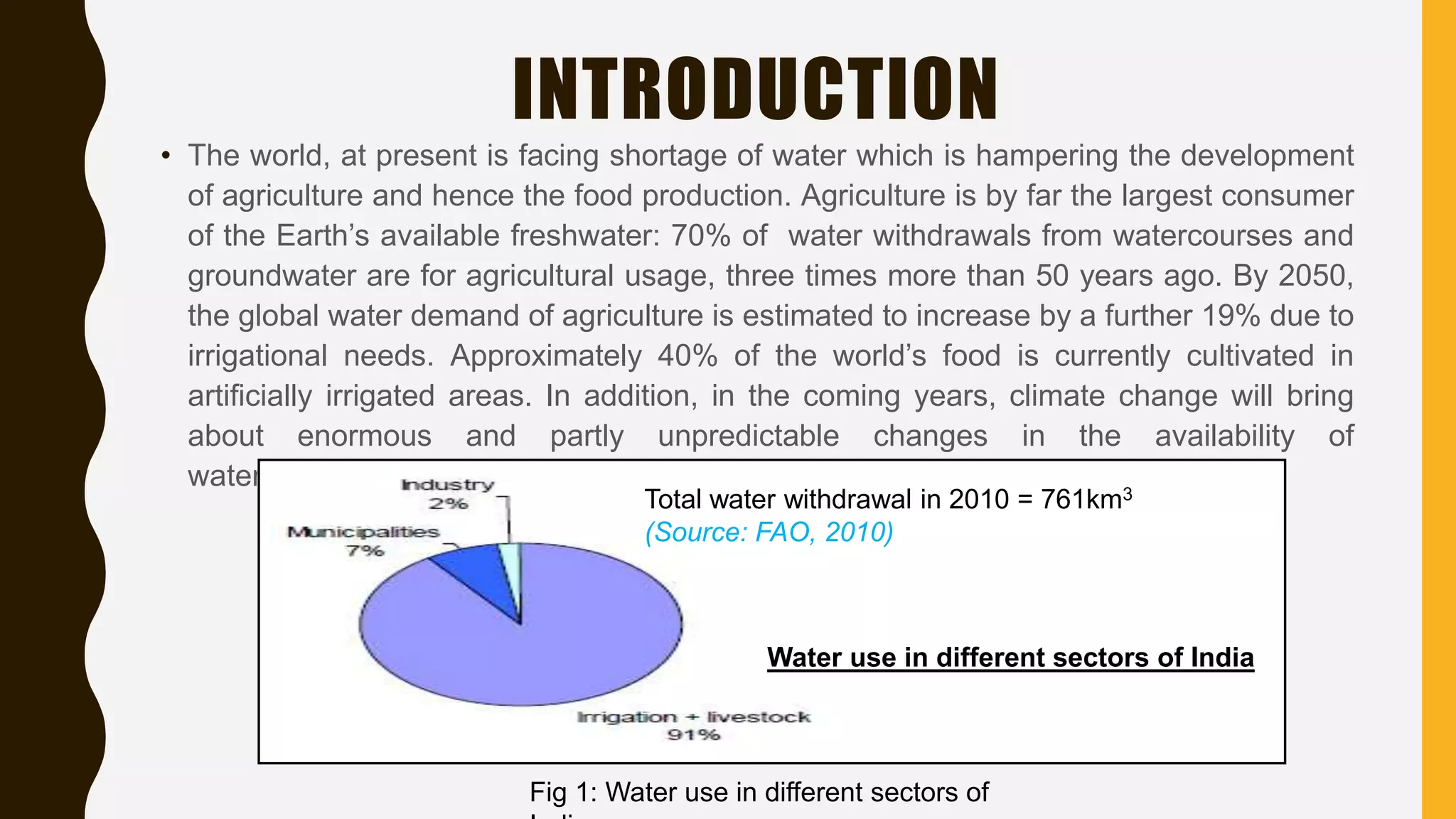 Application of Soil Moisture Sensors in Agriculture: A Review | PPT