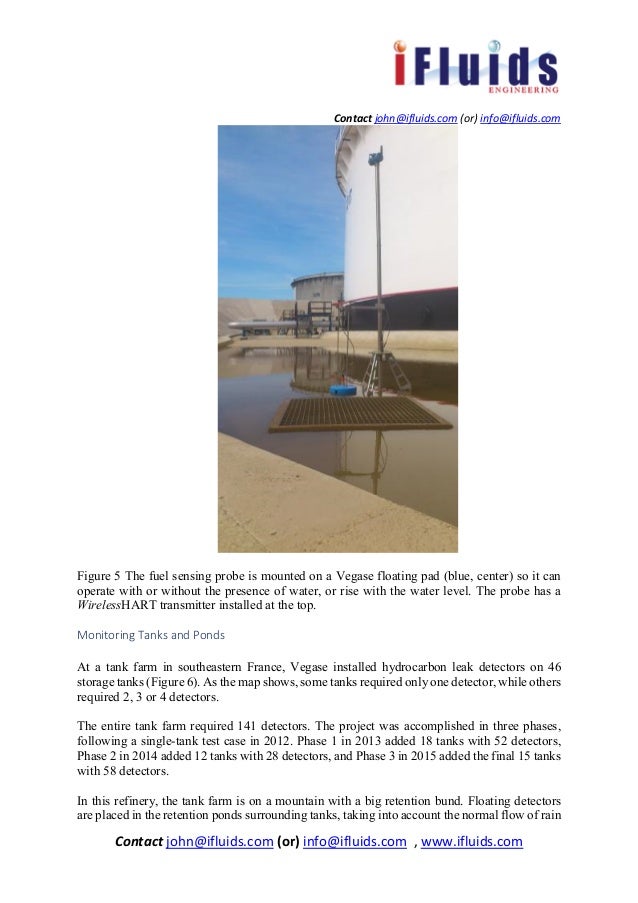 Hydrocarbon leak detection in tank farms