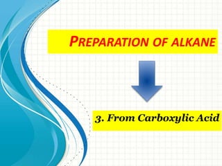 Preparation of alkane PPT ORGINAL DILEEP PAL ....pptx
