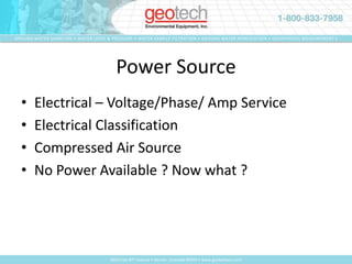 GeotechEnvironmental EquipmentFree Phase Hydrocarbon Recovery  