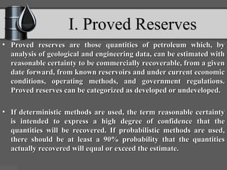 Hydrocarbon reserve estimation