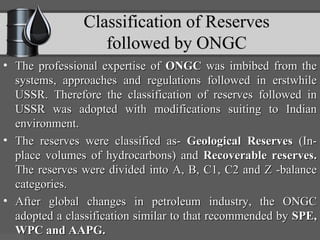 Hydrocarbon reserve estimation