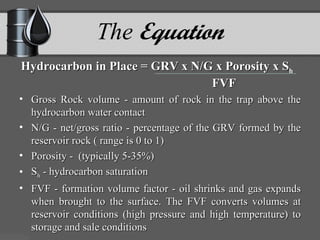 Hydrocarbon reserve estimation