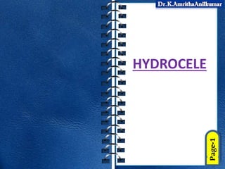 HYDROCELE
 