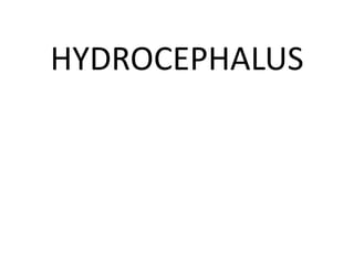 HYDROCEPHALUS
 