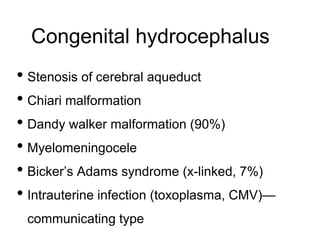 Seminar on Hydrocephalus | PPTX
