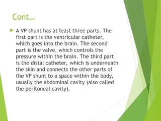 Hydrocephalus types and management and features.ppt