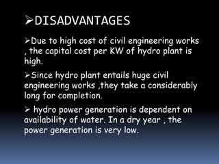Hydro electric power plant | PPTX